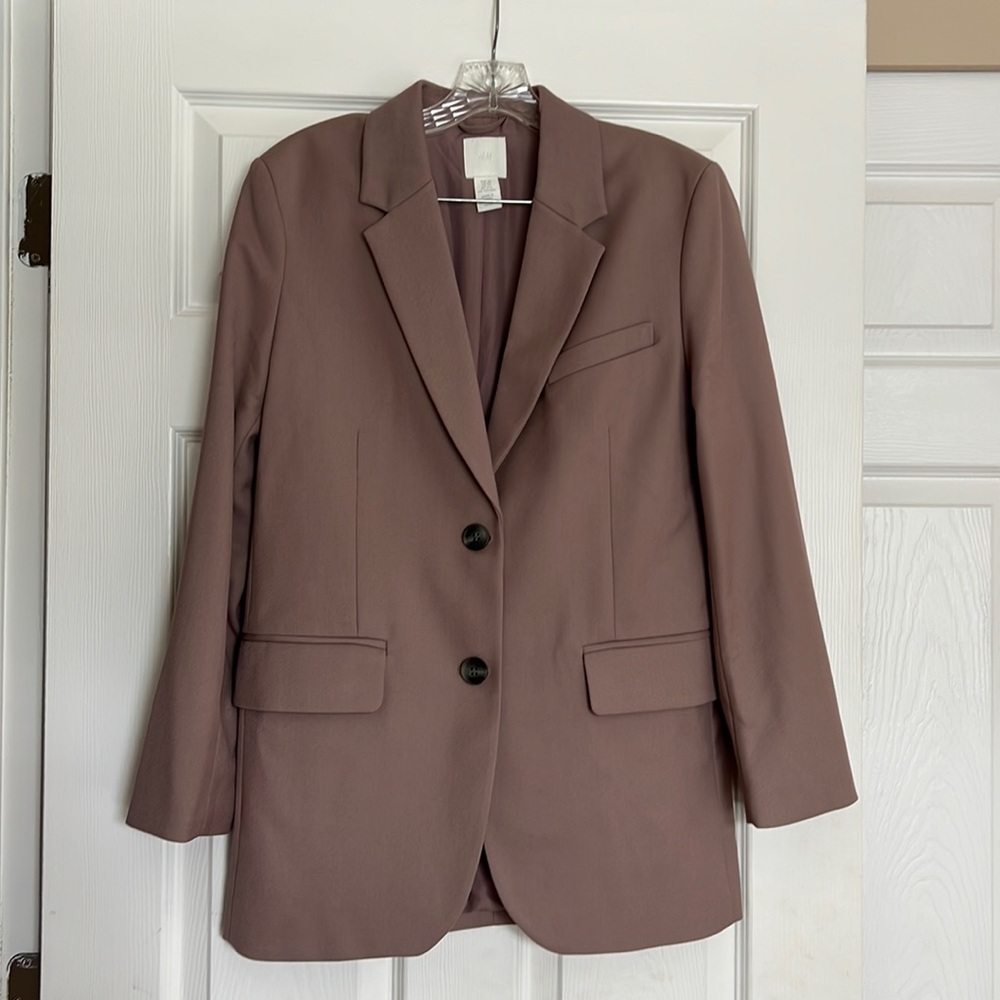 H&M Mauve Blazer XS